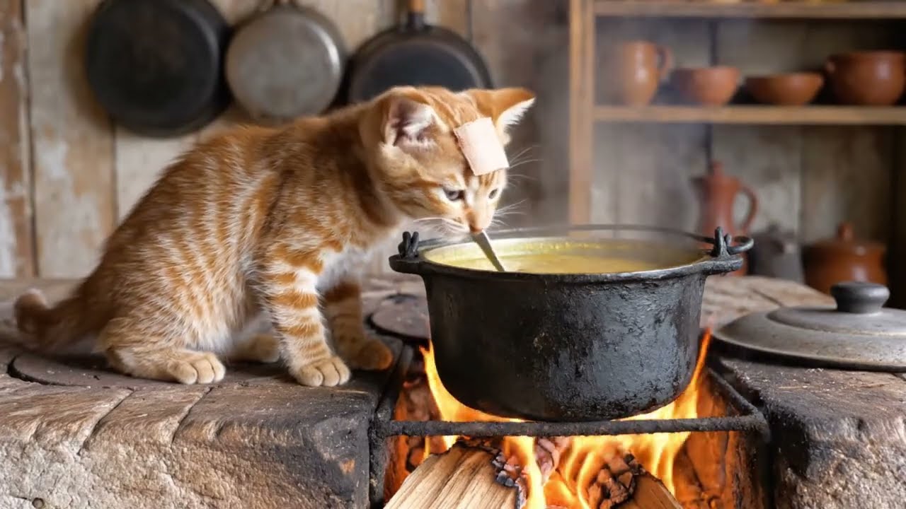 Adorable Cute Cat Daily Routine Morning to Evening