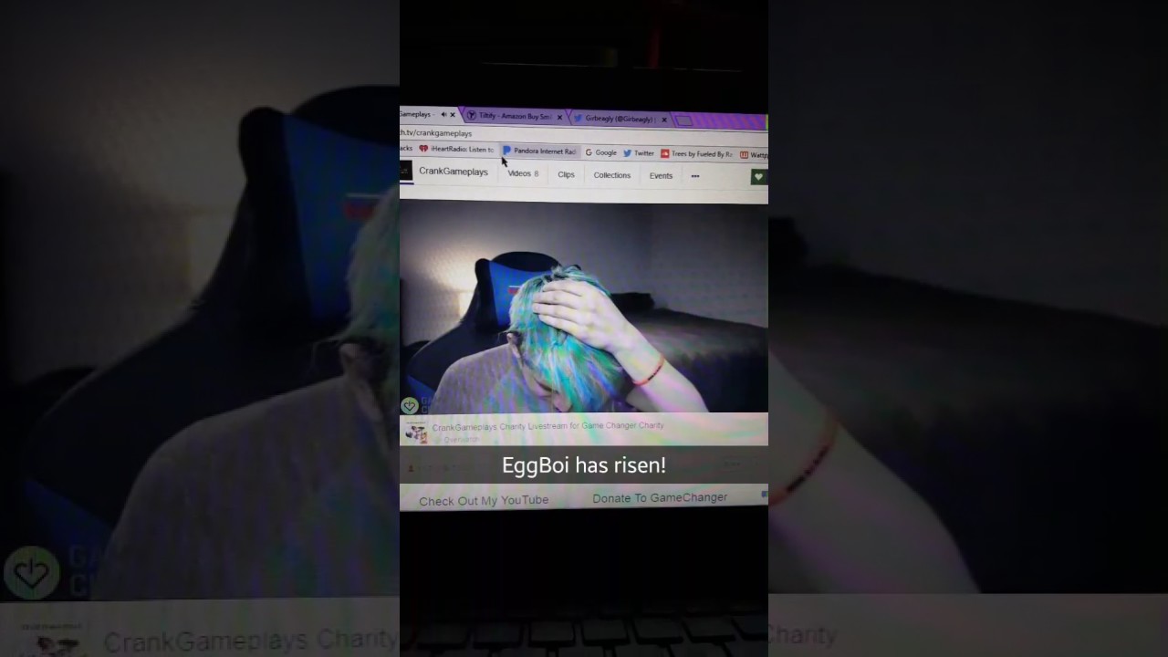 This is from Ethan/CrankGameplays livestream on twitch for exceeding