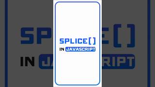 Splice method in javascript