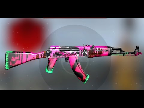 AK-47 Неоновая революция (После полевых испытаний) - скин КС ГО