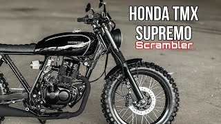 Honda TMX 150 Supremo Custom Scrambler by La Garahe Motorcycles