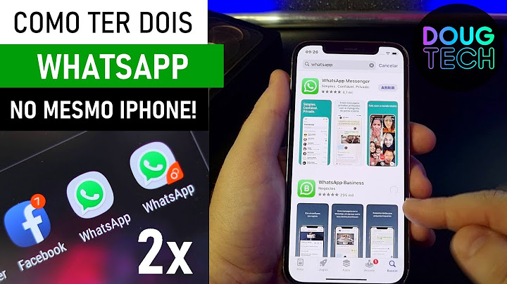 Posso ter dois whatsapp no mesmo aparelho iphone