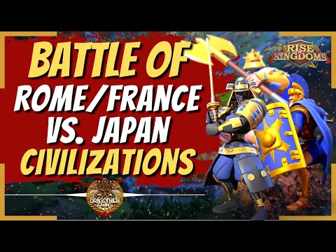 HUGE RAGE DISCOVERY DURING JAPAN vs. ROME/FRANCE TEST! Battle of Civilizations - Rise of Kingdoms