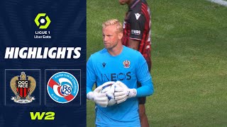 OGC NICE - RC STRASBOURG ALSACE (1 - 1) - Highlights - (OGCN - RCSA) / 2022-2023