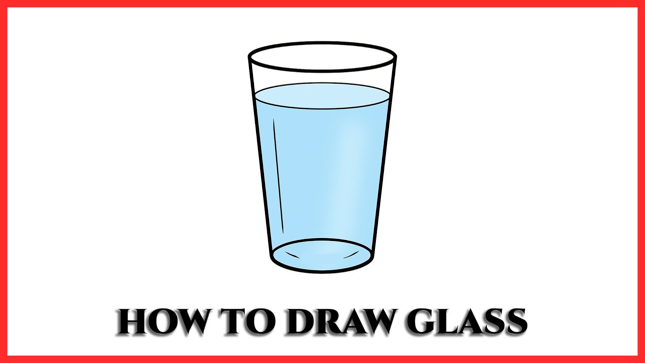 How To Draw Basic Glass Drawing Video - YouTube