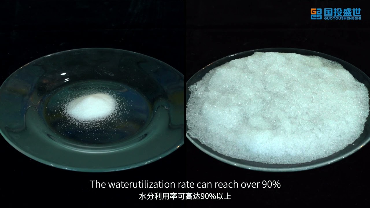 Zeolite polymer soil water retention material - GTSS