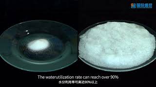 Zeolite polymer soil water retention material - GTSS