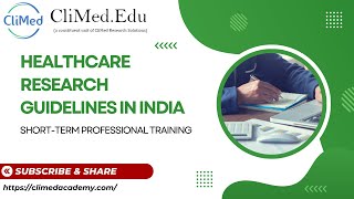 M1 Healthcare Research Guidelines India | New Drugs & Clinical Trials Rules 2019 | Dr. Ajit Singh