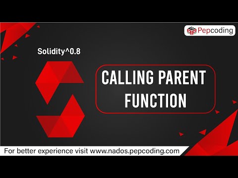 Calling Parent Function | Blockchain | Solidity ^0.8 in Hindi