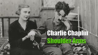 Charlie Chaplin and Edna Purviance - Shoulder Arms clip