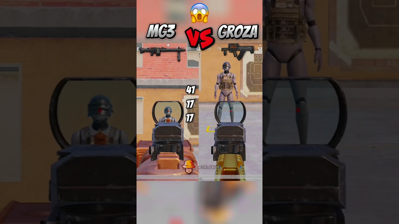 MG3 vs GROZA 