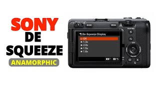 How to Apply Anamorphic De Squeeze Factor Settings in Sony FX3/FX30 screenshot 4