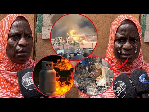 «40 Places Nio Taque ba Diekhe»Drame à Marche Same Un Incendie Ravage toutes les Marchandises