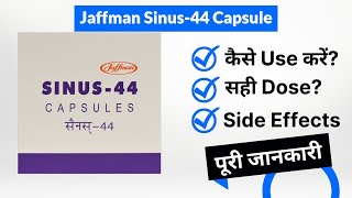 Jaffman Sinus-44 Capsule Uses in Hindi | Side Effects | Dose