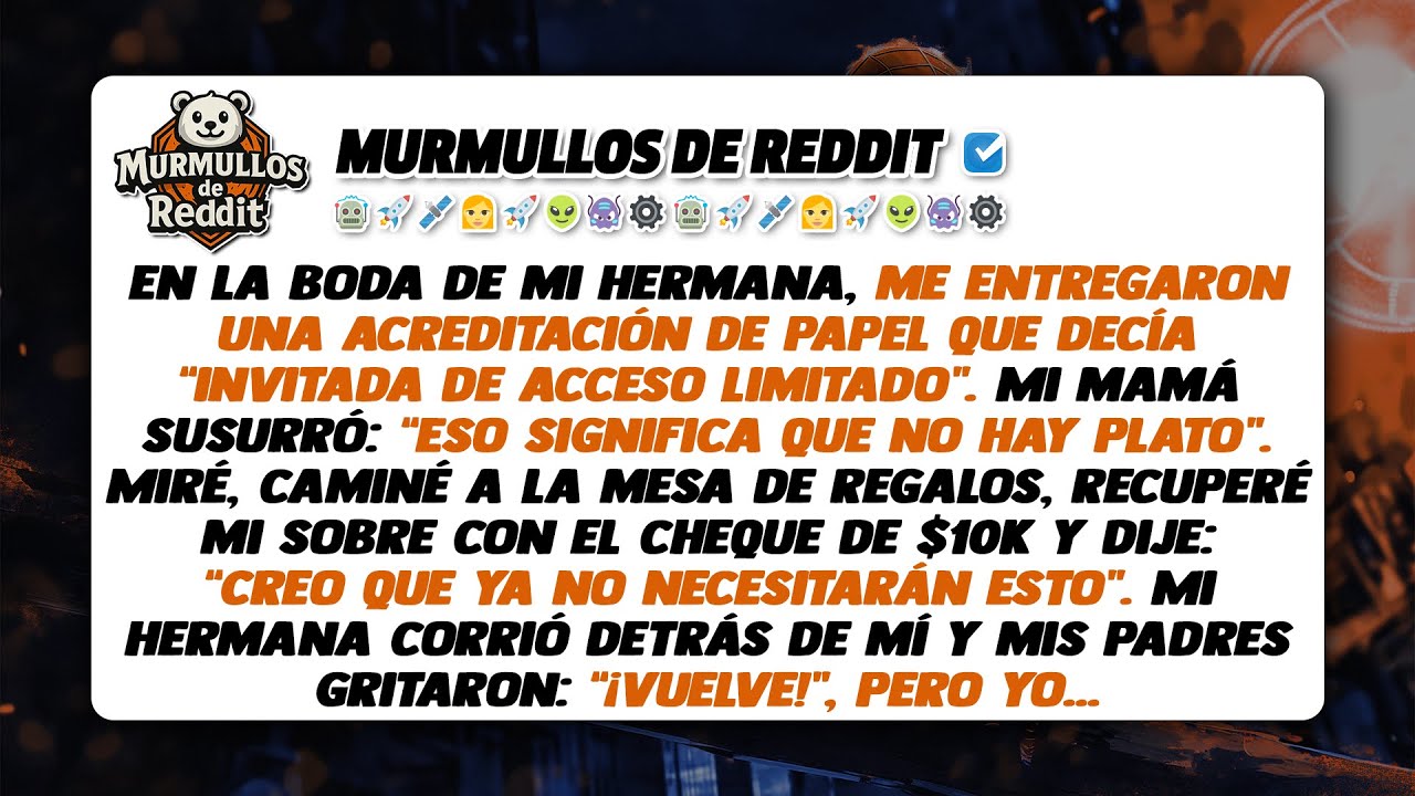 Mis padres me degradaron a “invitada limitada” en la boda de mi hermana, hasta que caminé a la mesa