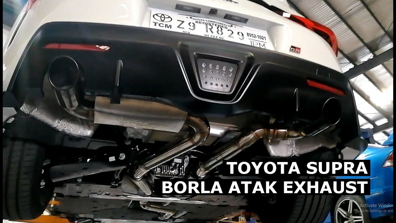 Borla ATAK Cat-Back Exhaust System | 2020 - 2026 Toyota GR Supra 3.0L (140826CFBA)