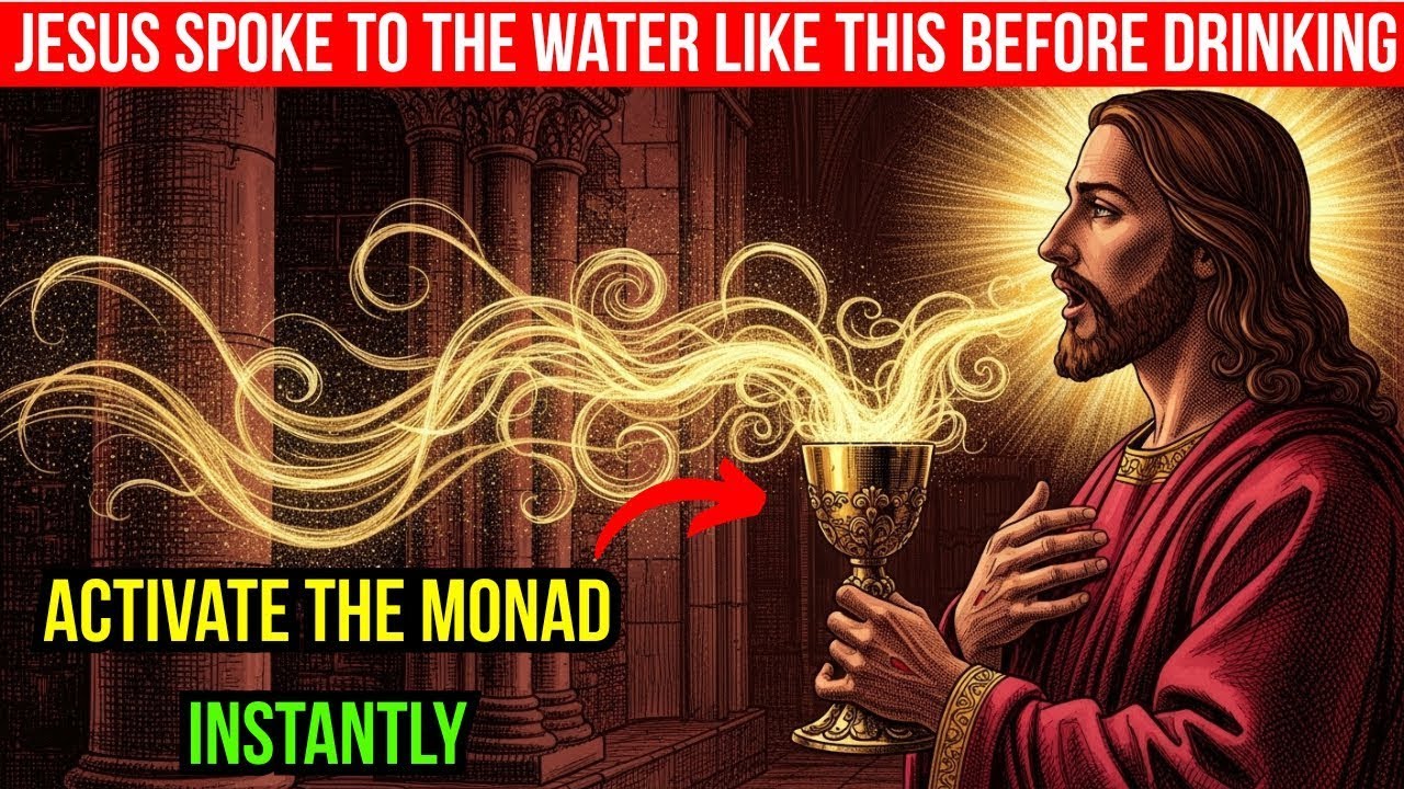 Jesus Spoke 2 Words Over Water To Activate The Monad — Drink This And Feel It Instantly