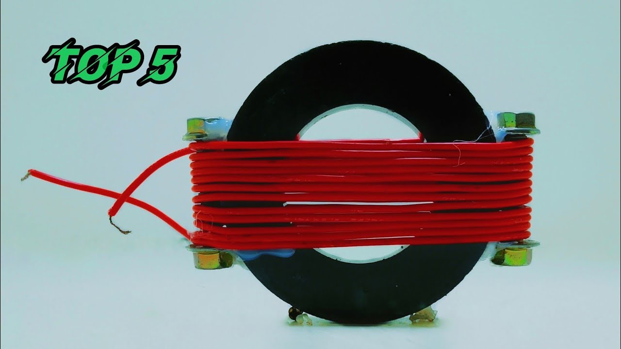Бесплатное электричество. ТОП-5: Лампочки высокой мощности, Генератор, Магнитная медная катушка 2...