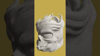 The hoard printed something dangerous — demon skull lamp timelapse #3dprinting #skull #satisfying