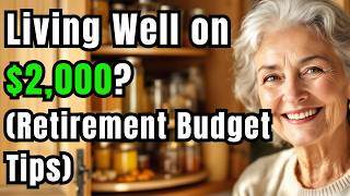 6 Frugal Habits to Survive on $2,000 a Month (Retirement Budget Tips)