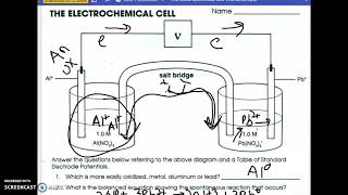 Electrochemical Cell worksheet