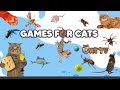 Cute Kitten TV 🎶 Gentle Moving Bugs &amp; Mice for Baby Cats