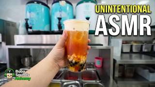 Unintentional ASMR From A Real Milk Tea Shop | barista Vlog[R-M] |Boba Sounds Alchemy #pov #workflow