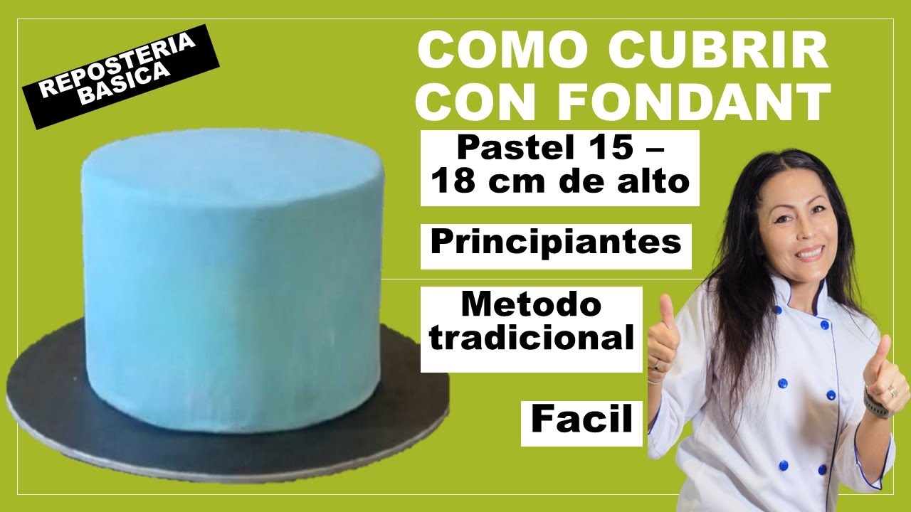 COBERTURA FONDANT TECNICA TRADICIONAL - GROSOR DE FONDANT 1MM
