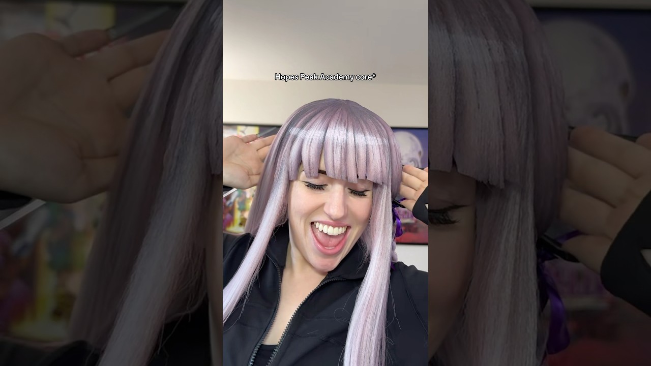 Hopes Peak Academy core #wigstyling #danganronpa #wigs