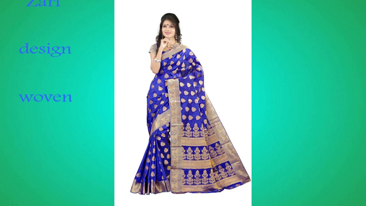 Mimosa Women'S Tassar Silk Sarre With  running  Blouse BUY NOW }With Buying link