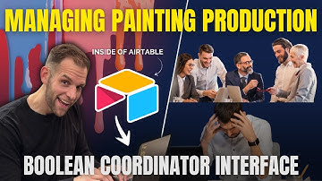 Managing Painting Production inside Airtable Boolean Coordinator Interface