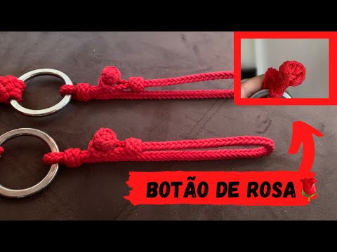 COMO FAZER BOTÃO DE ROSA [Passo a passo] - YouTube