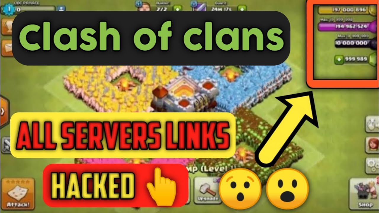 how to join a private server on clash of clans with infinite gems