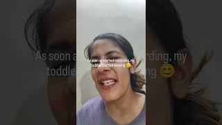 Struggle of a toddler's mom 😃. #bollywood #song #viral #shorts #subscribe #newreel #monikafaagna
