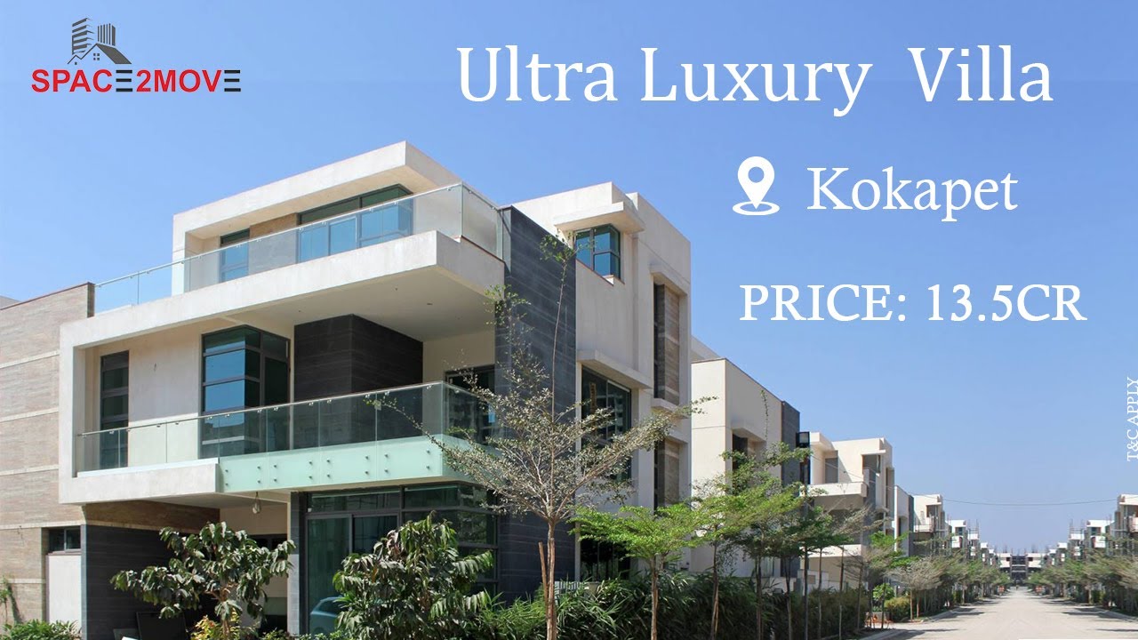 Villa for Sale in Kokapet Hyderabad Ultra Luxury 5 BHK Villa YouTube
