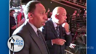 Michael Wilbon on His & Stephen A. Smith's Slack-Jawed Valley Oop Reaction | The Rich Eisen Show