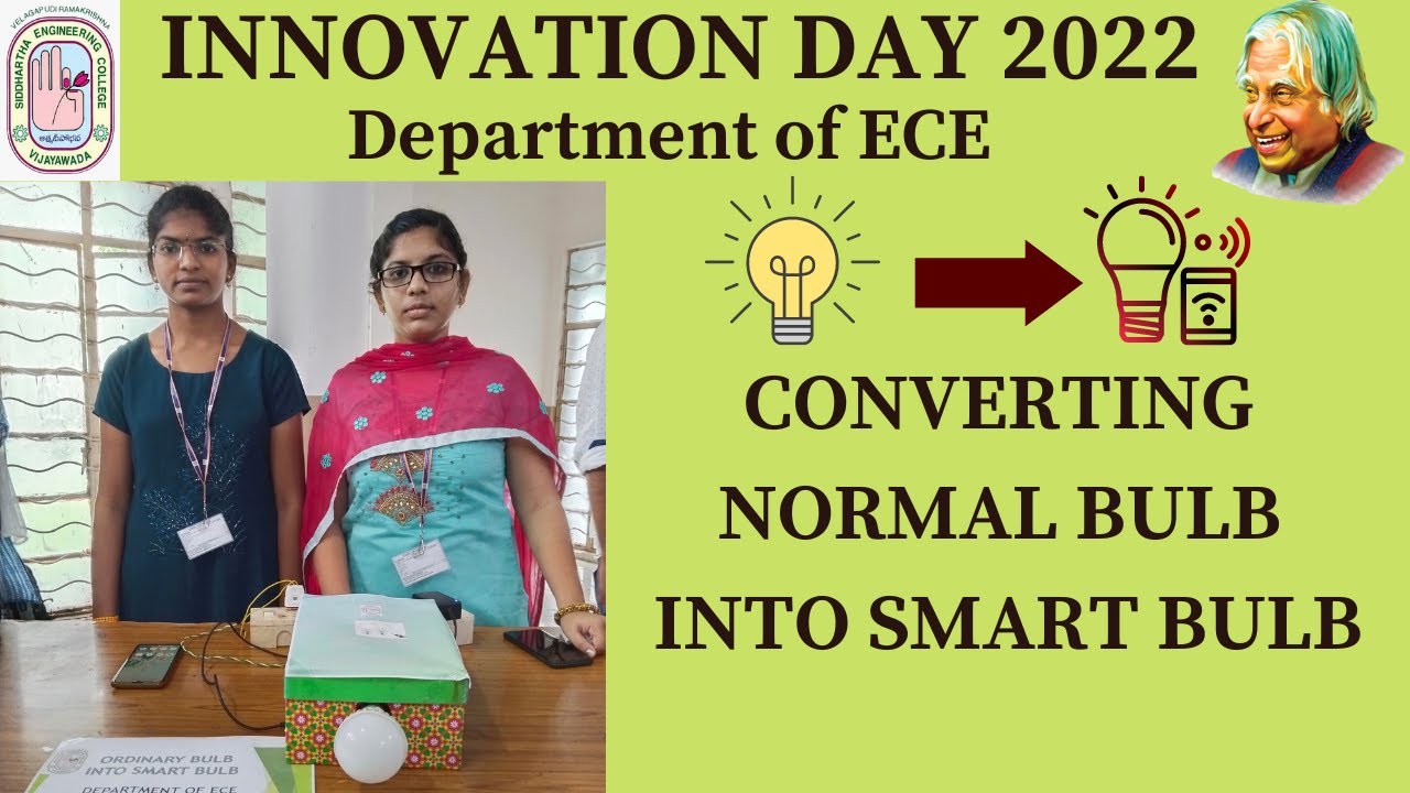 Converting Normal Bulb Into Smart Bulb | VRSEC | Innovation Day 2022 | Engineering | Energy Saving