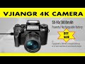 Vjianger digital camera for photography 4k vlogging camera digitalcamera