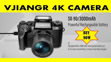 VJIANGER Digital Camera for Photography 4K Vlogging Camera #digitalcamera