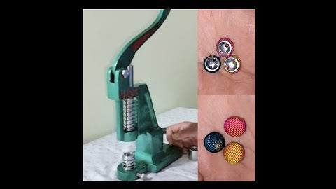 Fabric Button Machine Unboxing || कपडे से बटन कैसे बनाए || Fabric Button Making@kanchansdesign