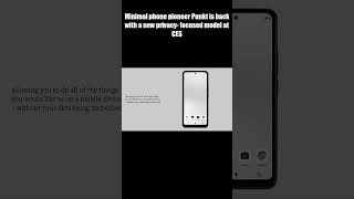 Punkt Mc03 At Ces A Minimal Phone That Puts You Back In Control