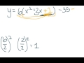 Vertex Form of Quadratic Equations