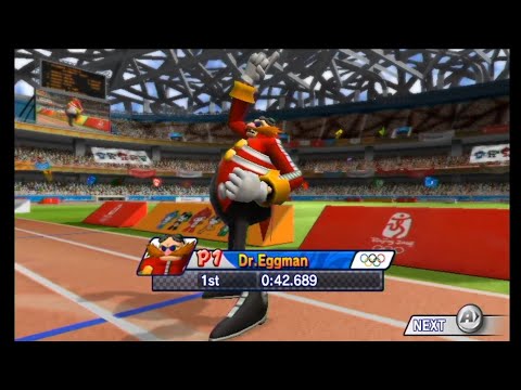 42.689 (PB) Athletics Track 400m Hurdles (Dr Eggman) Mario & Sonic at the Olympic Games Beijing 2008