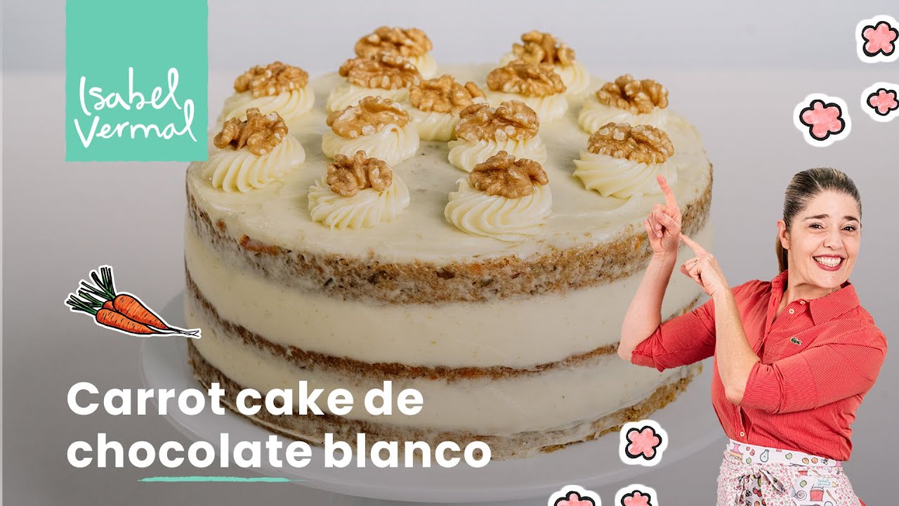 Carrot cake de chocolate blanco