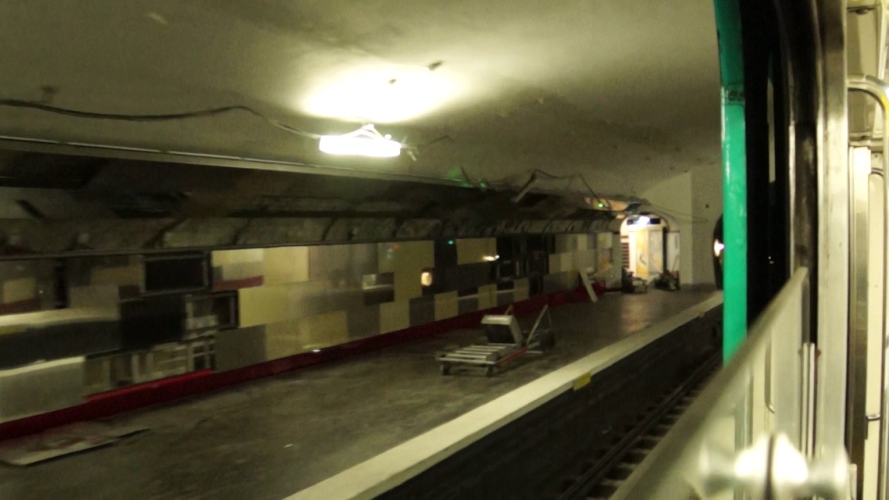 RATP Paris Metro Line 12 ride (Concorde to Solférino)