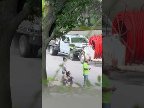 Sent some city contractors on a scavenger hunt 😂 just trying to keep the neighborhood kids safe!!