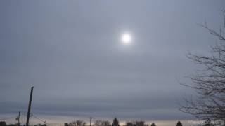 Time lapse of thickening altostratus clouds over Albuquerque