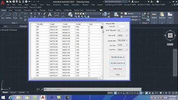 XUẤT, NHẬP TỌA ĐỘ GIỮA AUTOCAD VÀ EXCEL
