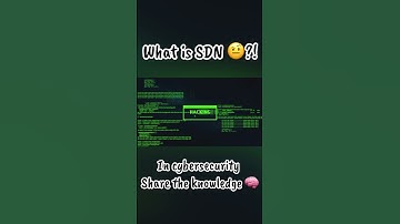 What is SDN in cybersecurity?! 🧠 | #networkattacks #cybersecurity #networking #cybersec #tech #fyp