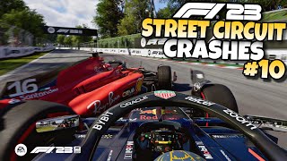F1 23 STREET CIRCUIT CRASHES #10